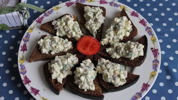 Рецепт Закусочных бутербродов с сельдью