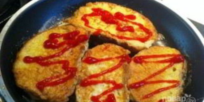 Рецепт жареных горячих бутербродов в льезоне