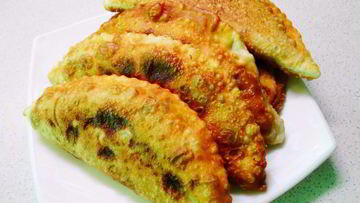 Рецепт Чебуреков из заварного теста с добавлением водки