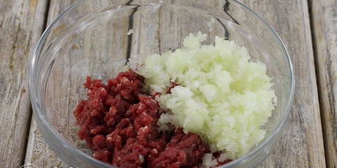 Рецепт начинки для чебуреков из говядины