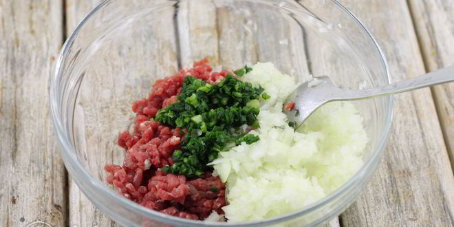 Рецепт начинки для чебуреков из говядины