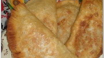 Рецепт Постных чебуреков с капустой