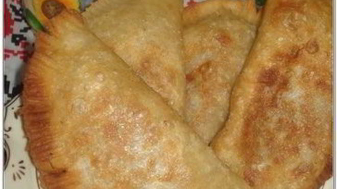 Рецепт постных чебуреков с капустой