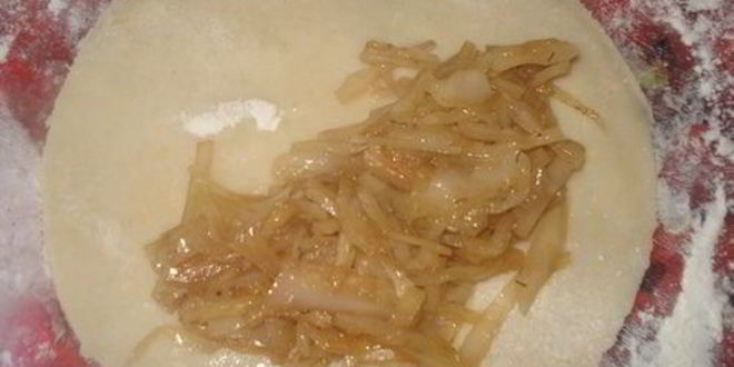 Рецепт постных чебуреков с капустой