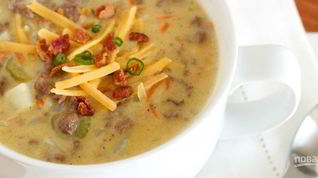 Рецепт Чизбургера-супа с фаршем