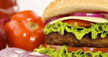 Рецепт Домашних чизбургер с овощами