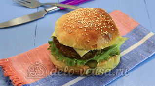 Рецепт Домашнего чизбургера