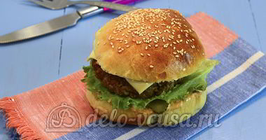 Рецепт Домашнего чизбургера