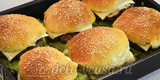 Рецепт домашнего чизбургера