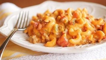 Рецепт Макарон Чизбургер