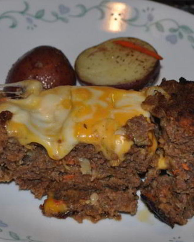 Рецепт мясного хлеба-чизбургера
