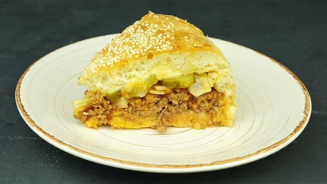 Рецепт пирога-чизбургера