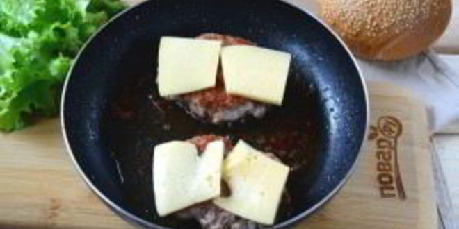 Рецепт завтрака в чизбургере