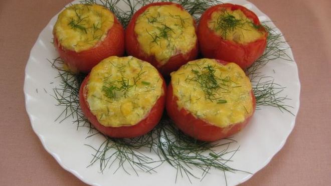 Рецепт фаршированных помидоров в духовке