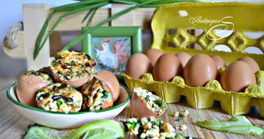 Рецепт Фаршированных куриных яиц
