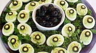 Рецепт Фаршированных яиц Глаза Ящерицы
