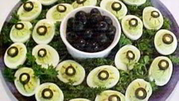 Рецепт Фаршированных яиц Глаза Ящерицы