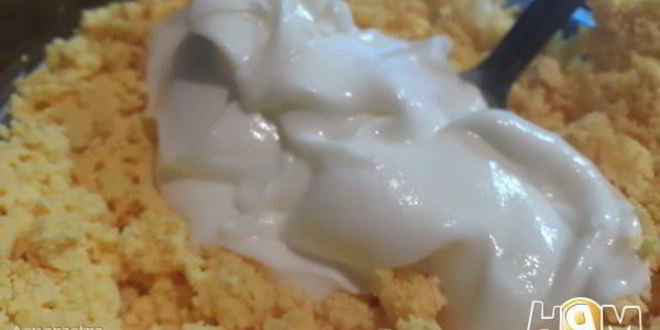 Рецепт фаршированных яиц пчелки