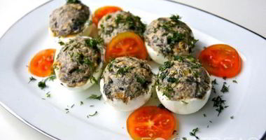 Рецепт Фаршированных яиц с грибами