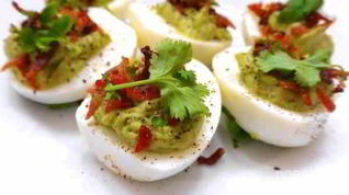 Рецепт Фаршированных яиц с гуакамоле