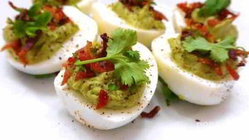 Рецепт Фаршированных яиц с гуакамоле