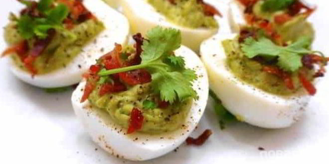 Рецепт Фаршированных яиц с гуакамоле