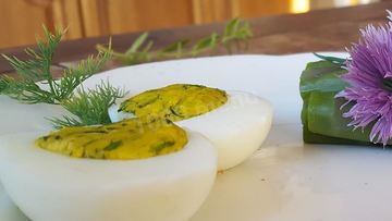 Рецепт Фаршированных яиц с иссопом