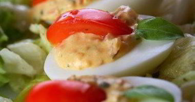 Рецепт Фаршированных яиц с карри