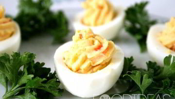 Рецепт Фаршированных яиц с сыром