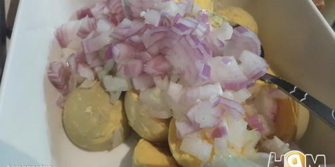 Рецепт фаршированных яиц с тунцом