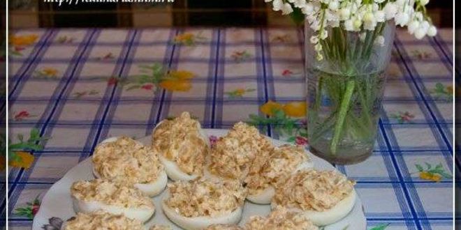 Рецепт фаршированых яиц