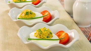 Рецепт Яиц, фаршированных грибами