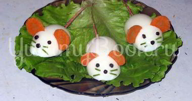 Рецепт Яиц фаршированных Крысята