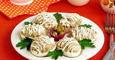 Рецепт Яиц, фаршированных шпротами