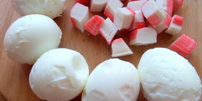 Рецепт запеченных фаршированных яиц