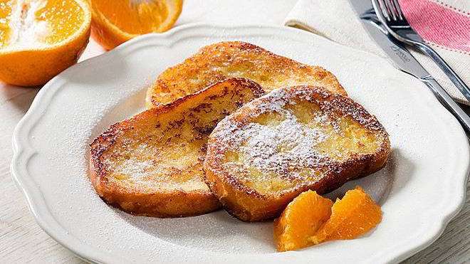 Рецепт апельсиновых гренков