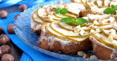 Рецепт Десертных гренков с грушей и амаретто