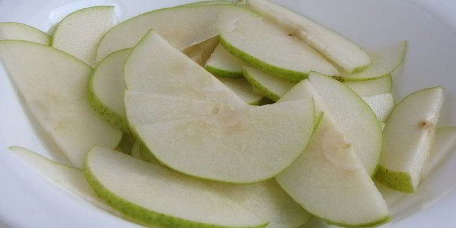 Рецепт десертных гренков с грушей и амаретто