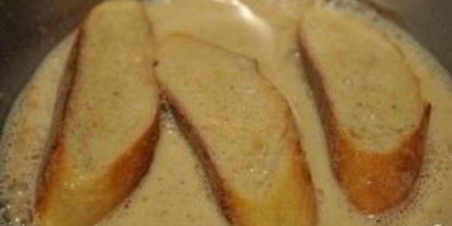 Рецепт французских гренков с ромом