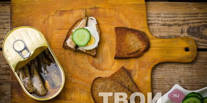 Рецепт гренков из черного хлеба