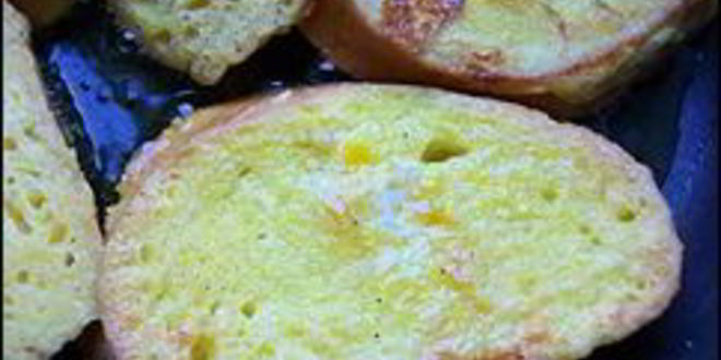 Рецепт гренков на молоке