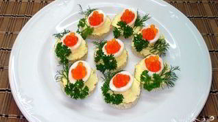 Рецепт Гренков с икрой