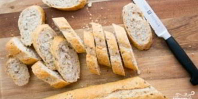 Рецепт гренков с креветками