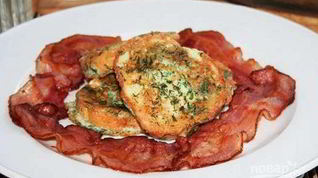 Рецепт Гренков с сыром и яйцом на сковороде