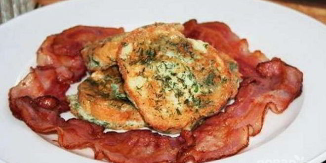 Рецепт Гренков с сыром и яйцом на сковороде