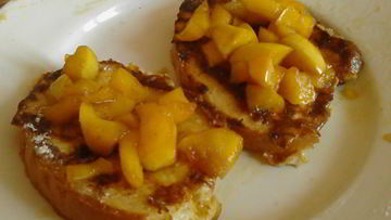Рецепт Гренков с тушеными яблоками
