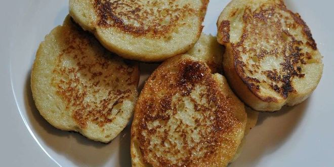 Рецепт гренков с яйцом и молоком