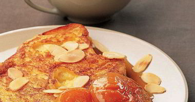 Рецепт Миндальных гренков с абрикосами