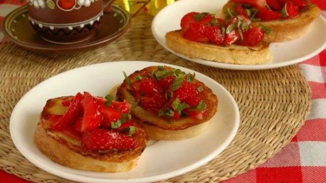 Рецепт сладких гренков из багета