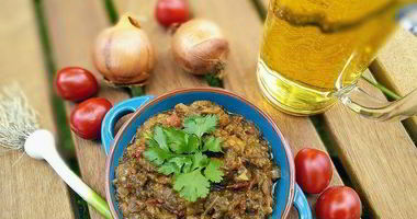 Рецепт Байнгана бхарта — баклажанной икры по-индийски